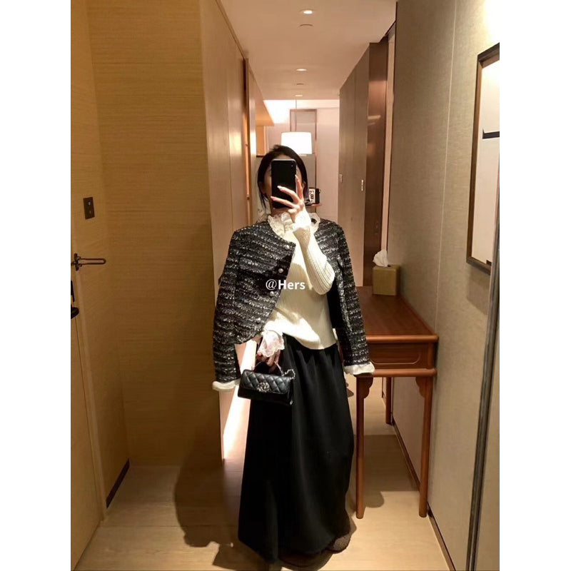 現貨* HERS 小香外套& 3色加厚蕾絲打底 10455#
