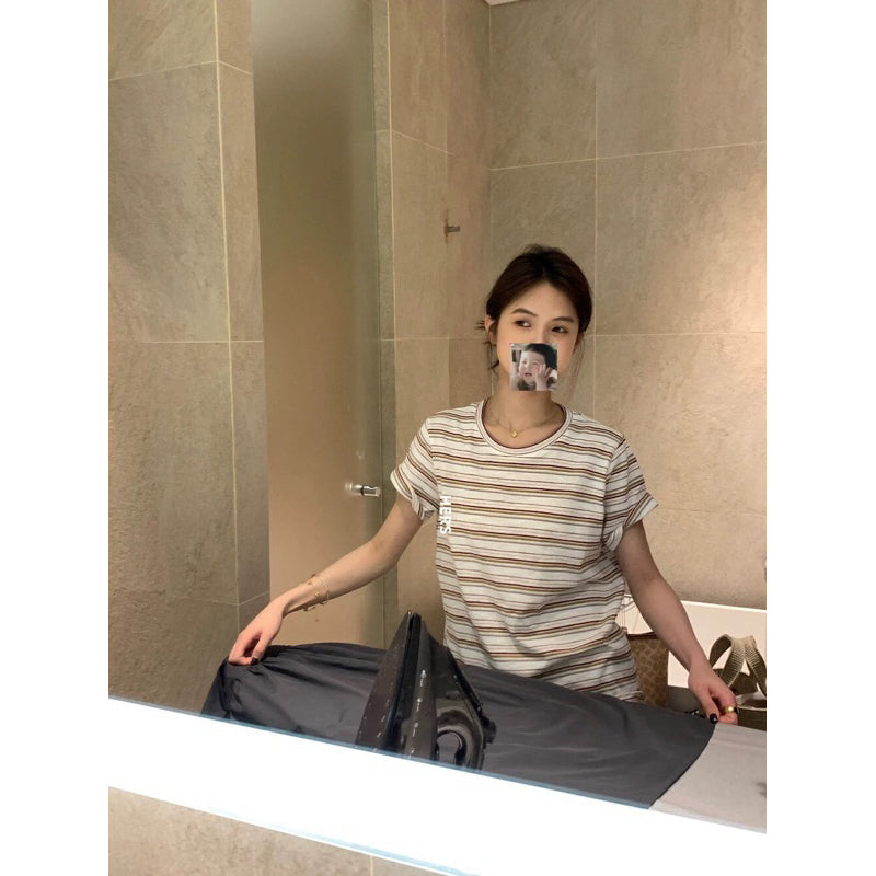 HERS> 撞色條紋T 20609#