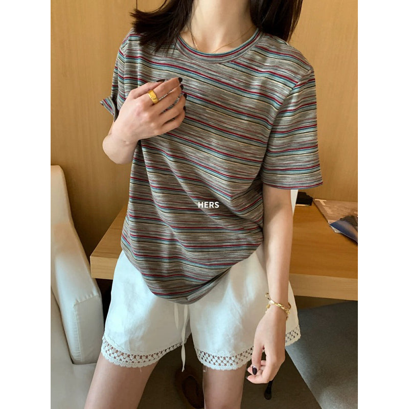 HERS> 撞色條紋T 20609#