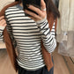 HERS - 撞色條紋針織衫  92399#