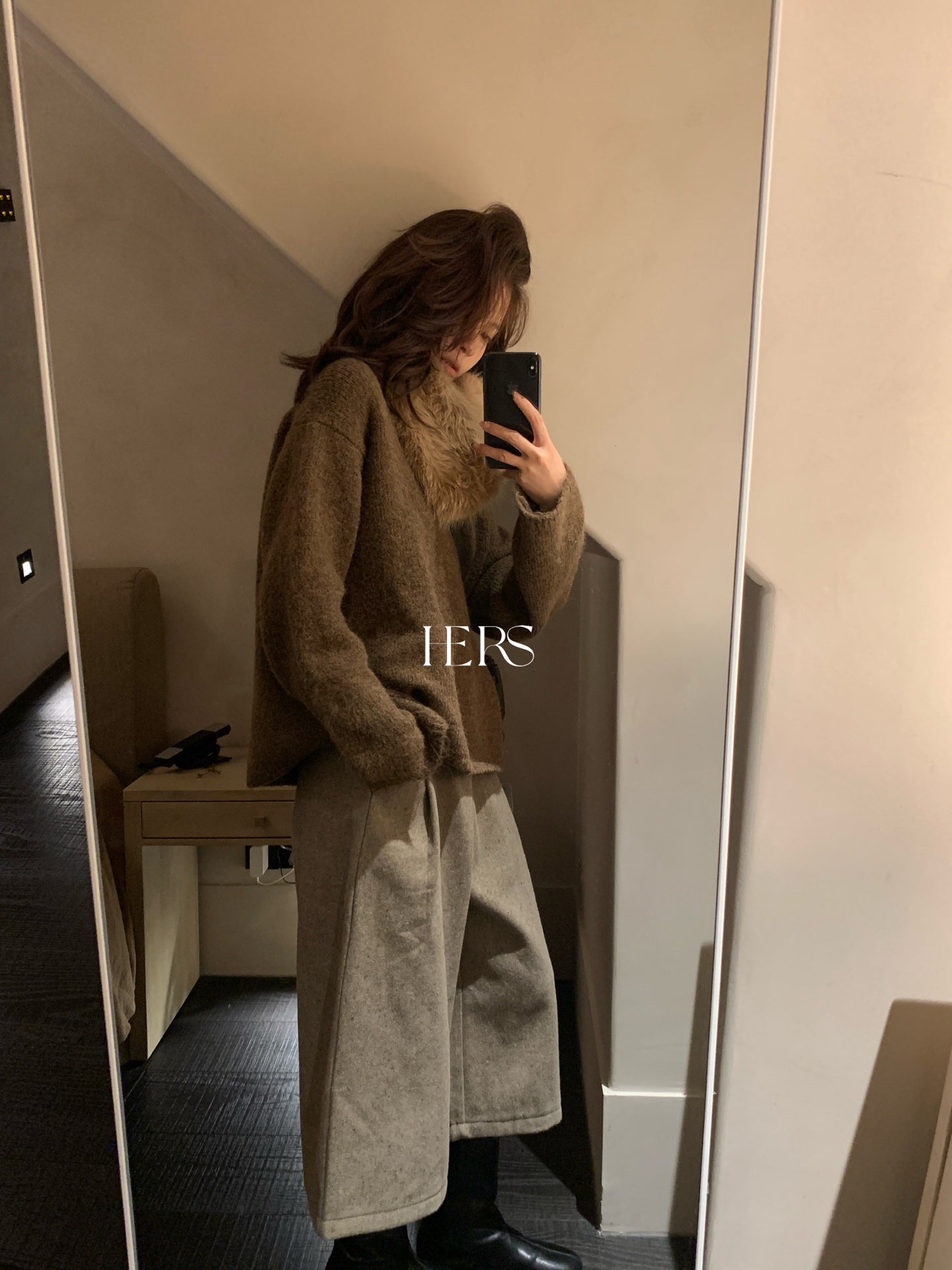 seeUbye - 長年款 經典大版毛衣  2076#