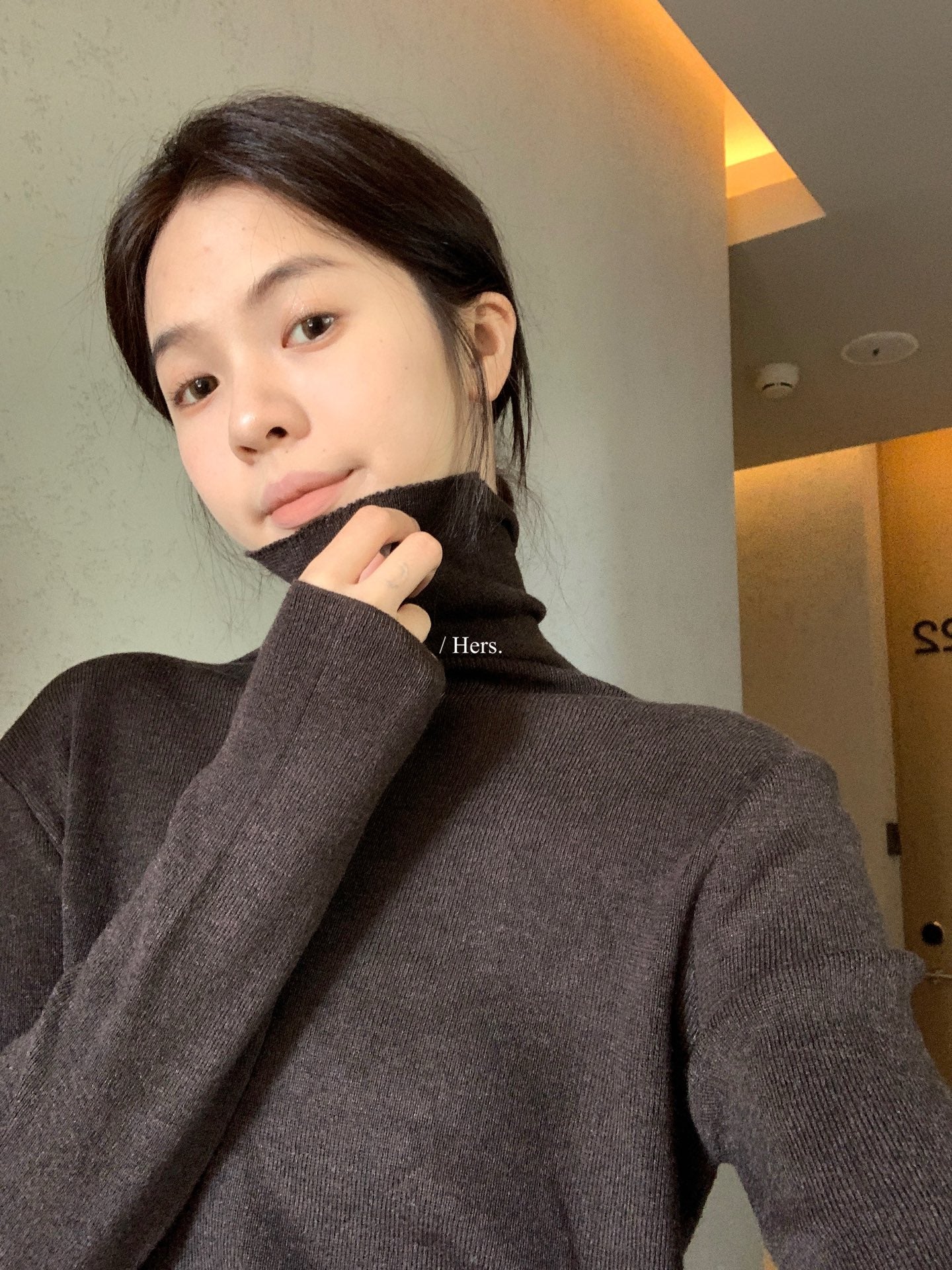 Hers - 高領針織打底  92470#