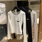HERS> 後背蕾絲拼接上衣 #10318#