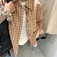 HERS> 格紋休閒襯衫 20316#
