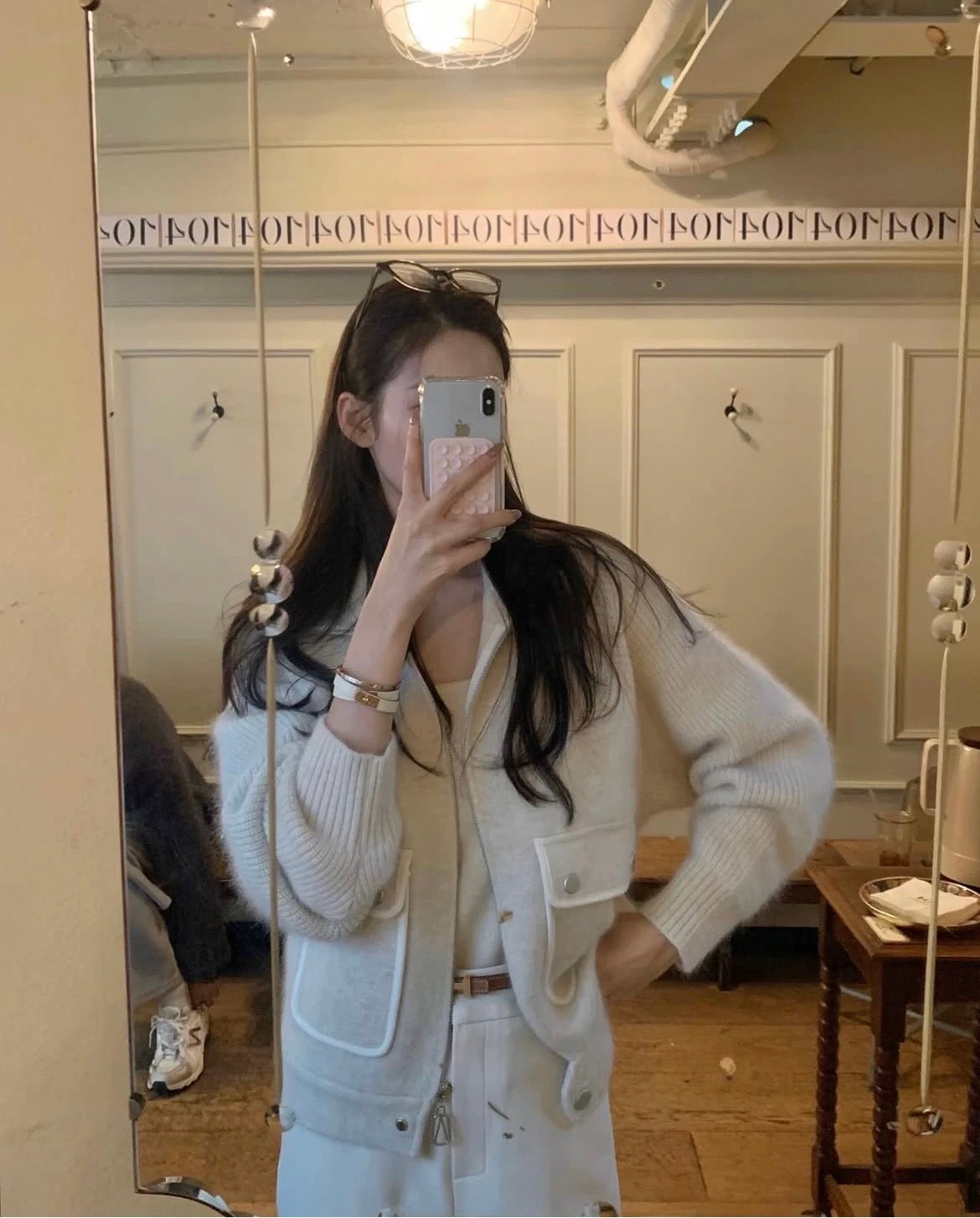 YJNN - 小香風毛呢針織小外套 366#