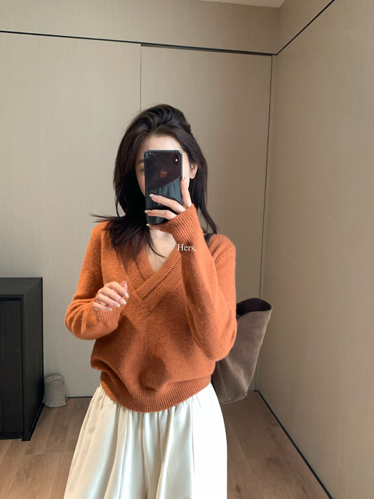 Hers -  V領毛衣   92622#