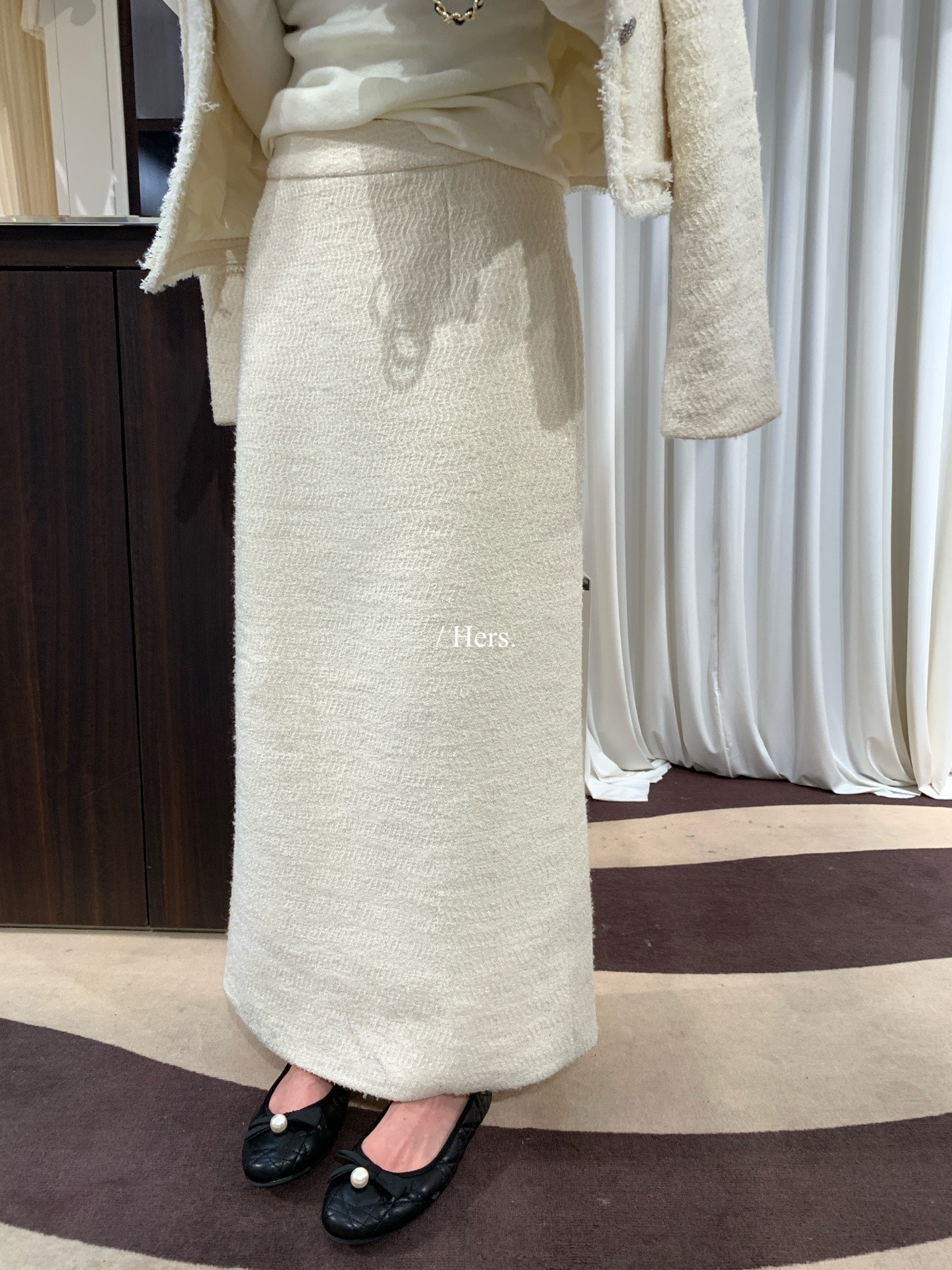 seeUbye - 宴會輕羽絨小香風套裝  92758#