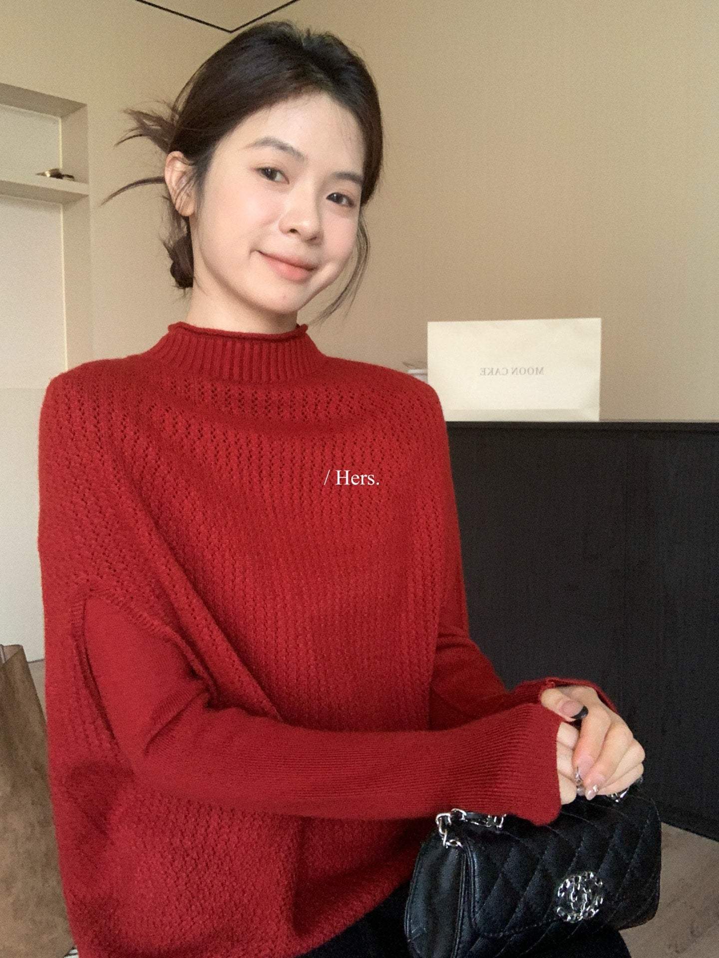 Hers - 兩件套軟糯針織毛衣   92828#