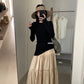 HERS> 簡約拼接蕾絲裙 20261#