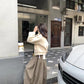 HERS>  造型感毛呢氣球半裙 10510#