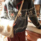 METWO> 流蘇撞色毛衣 #2177#