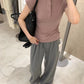 METWO> 正肩捏腰瘦瘦T 08288#