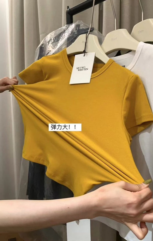 METWO> 合身版型打底T 8255#