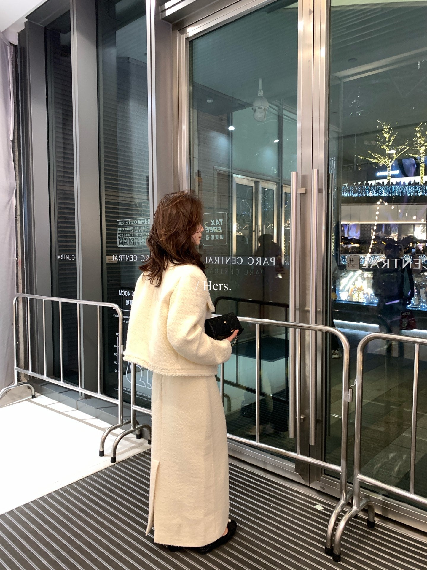 seeUbye - 宴會輕羽絨小香風套裝  92758#