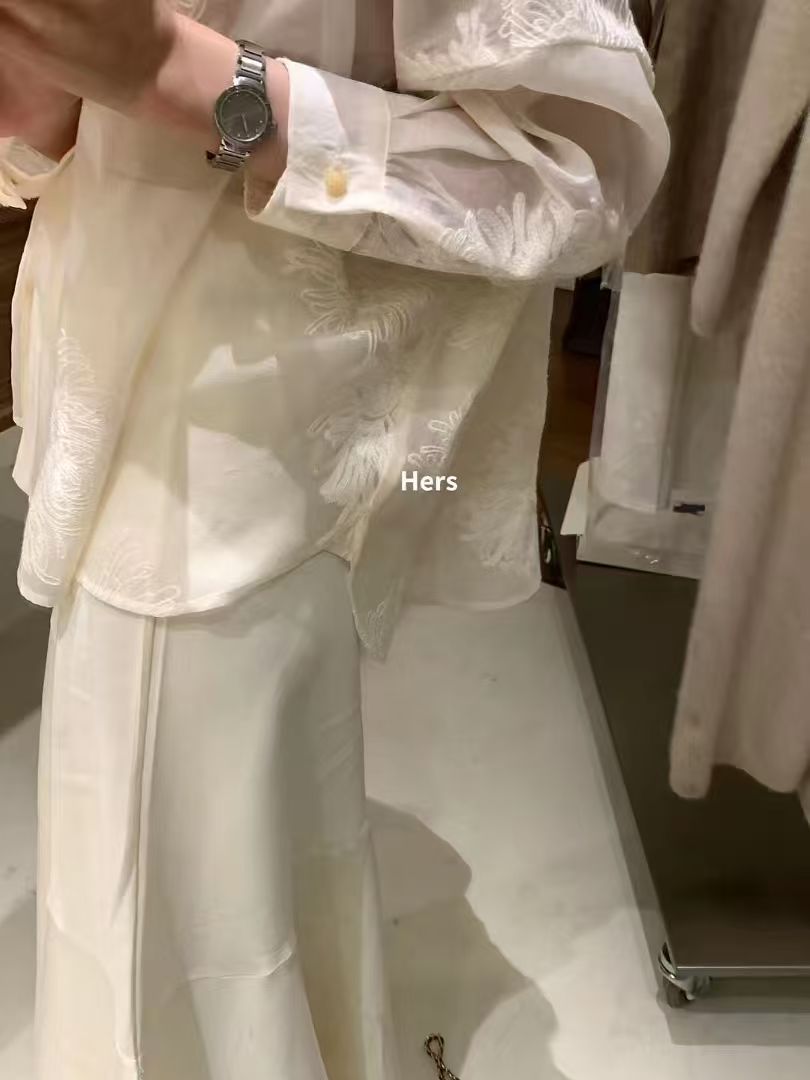 Hers - 超仙的一件刺繡襯衫&魚尾裙  20825#