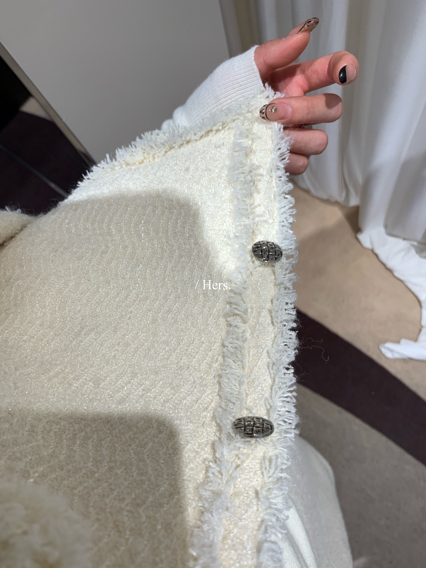 seeUbye - 宴會輕羽絨小香風套裝  92758#