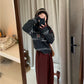 METWO> 流蘇撞色毛衣 #2177#