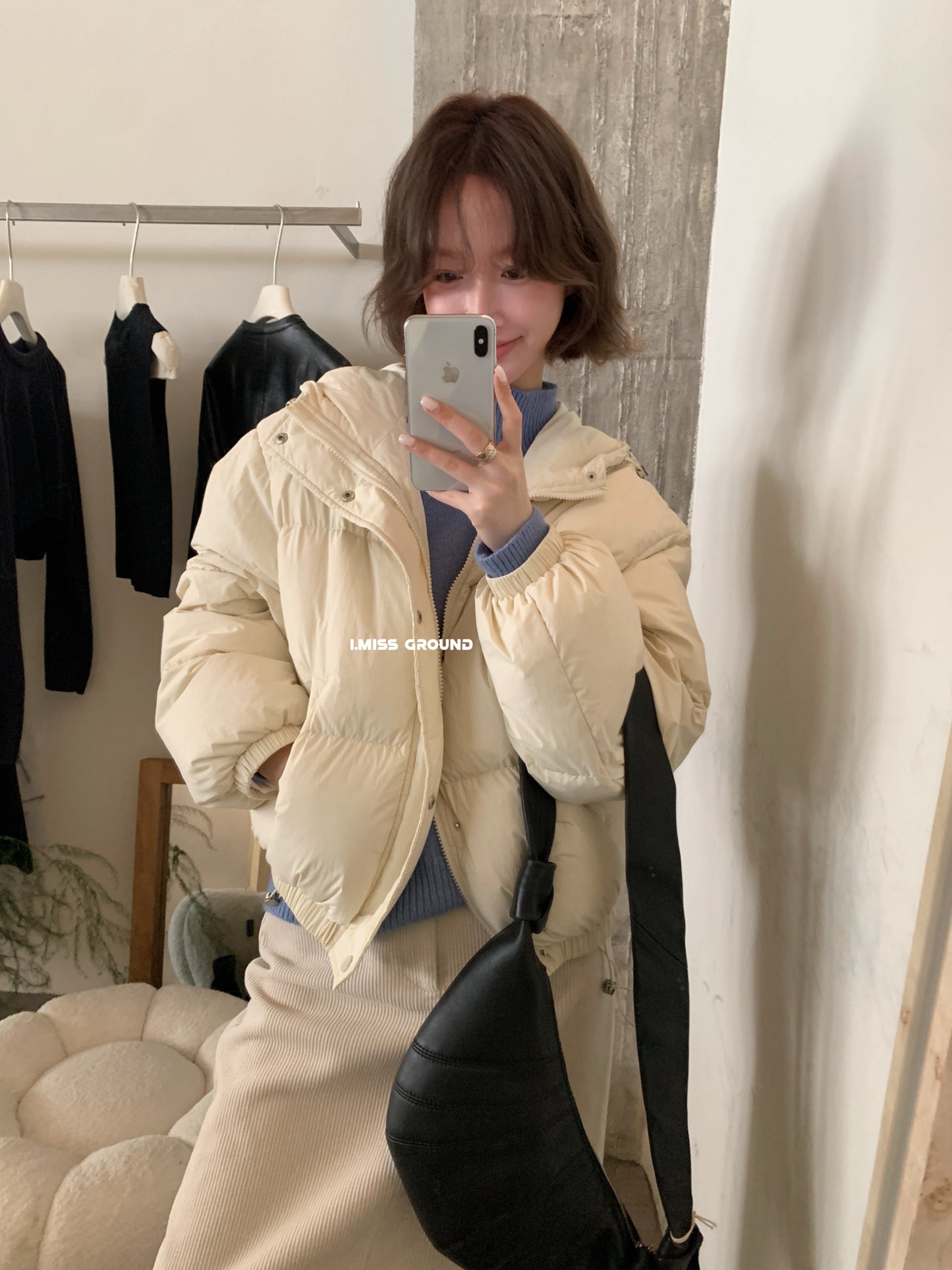 i miss - 百搭連帽羽絨服 31121#