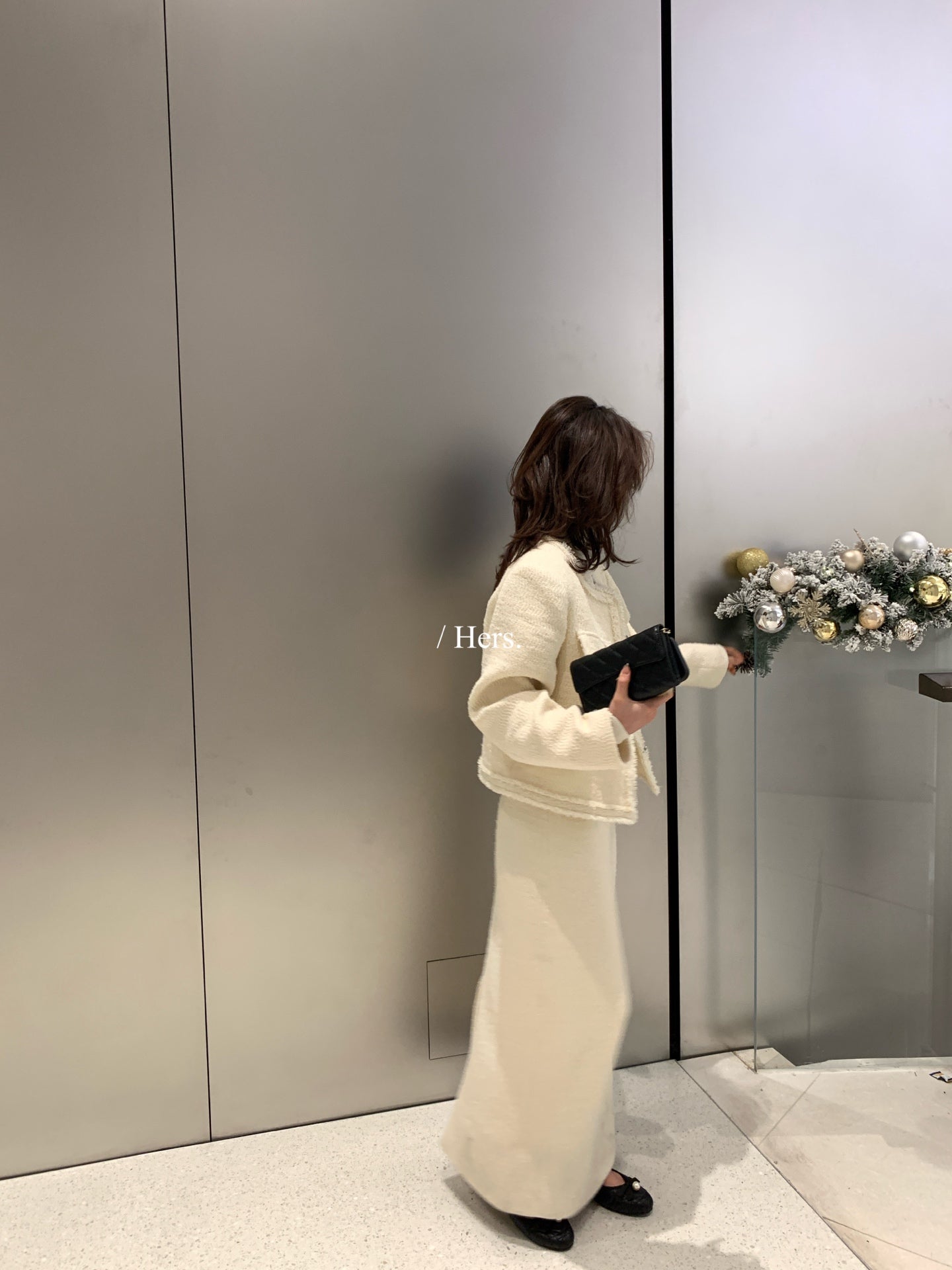 seeUbye - 宴會輕羽絨小香風套裝  92758#