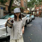 HERS> 小飛袖條紋襯衫 20650#