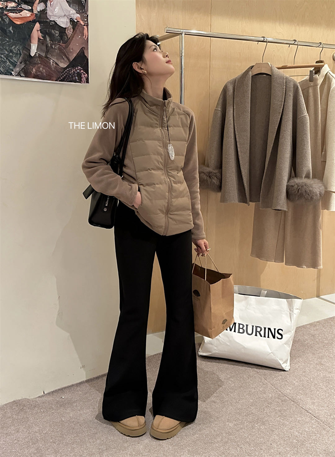 Limon - 微喇加絨神褲 7101#