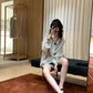 Hers - 舒適飄逸感防曬條紋襯衫  80553#