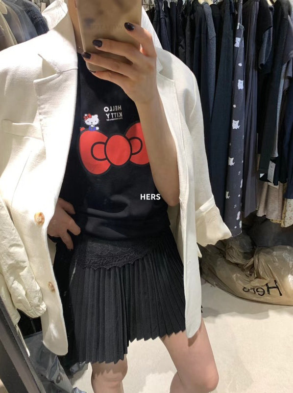 HERS> 蝴蝶結休閒T  20493#