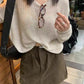 HERS> 咖啡牛仔棉短裙   2044#