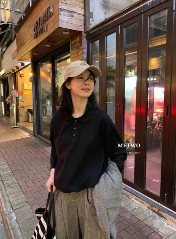 METWO> 愛心刺繡抽繩衛衣#2015#
