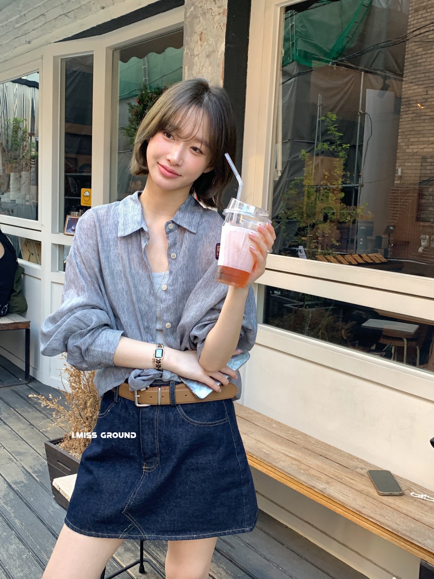 i miss - 苎麻天絲襯衫  3029#