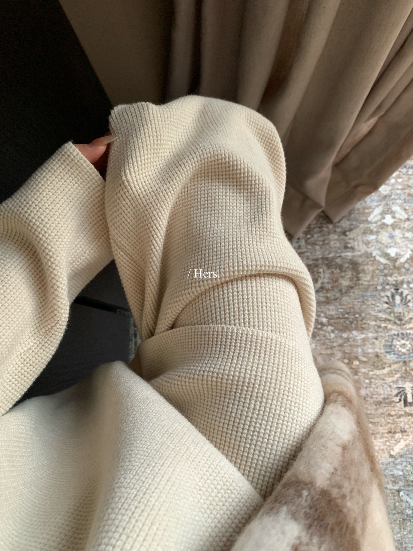 HERS - 華夫格慵懶套裝  92601#