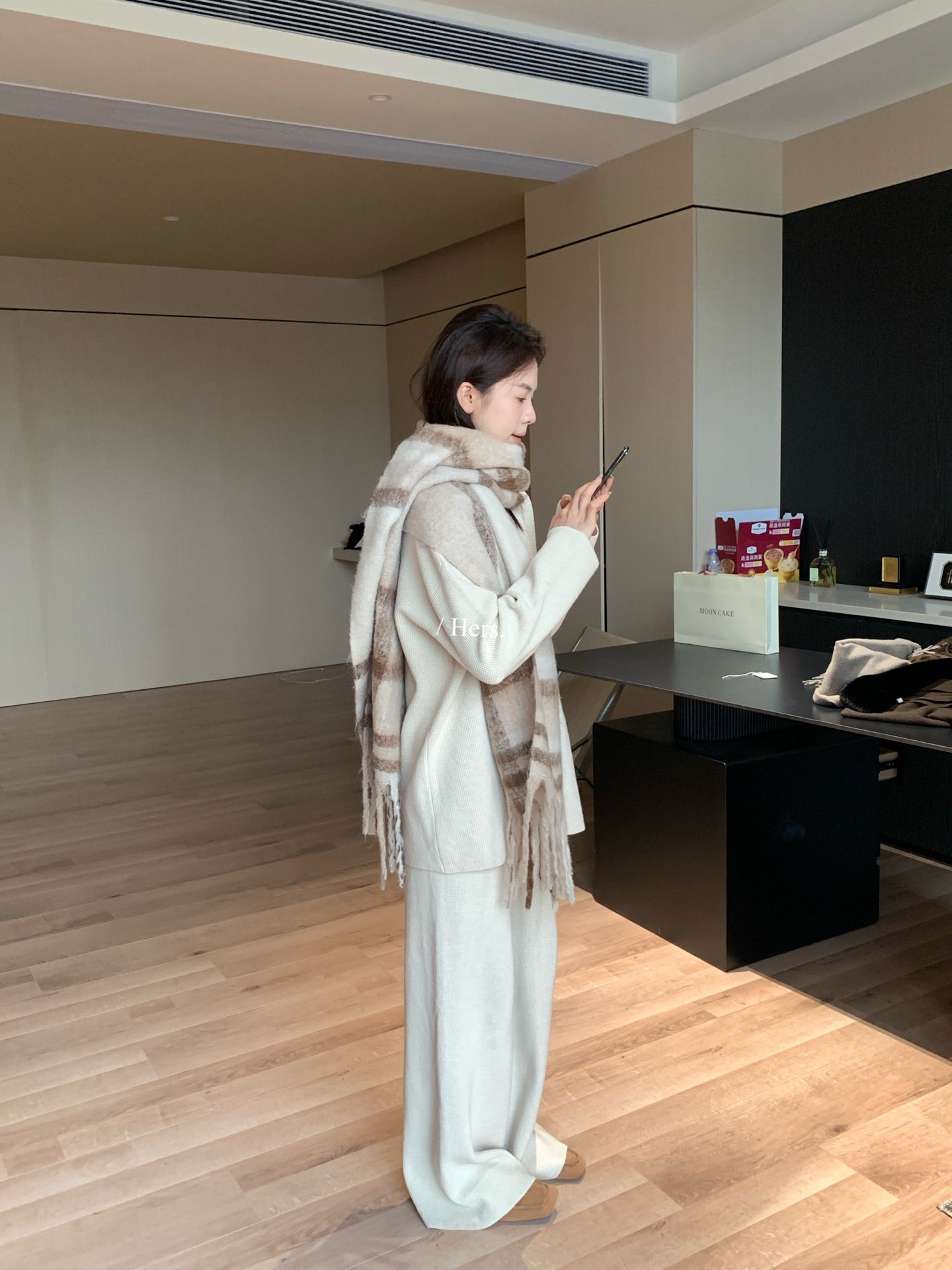 HERS - 華夫格慵懶套裝  92601#