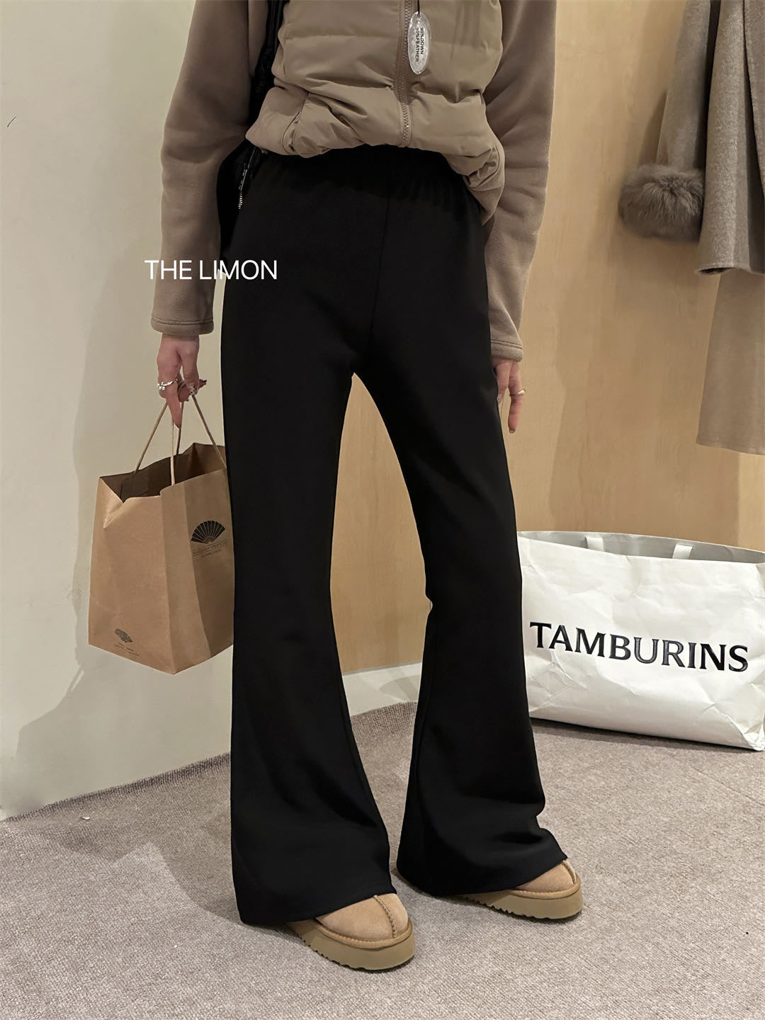 Limon - 微喇加絨神褲 7101#