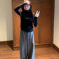 METWO> 山羊絨高領針織 2240#