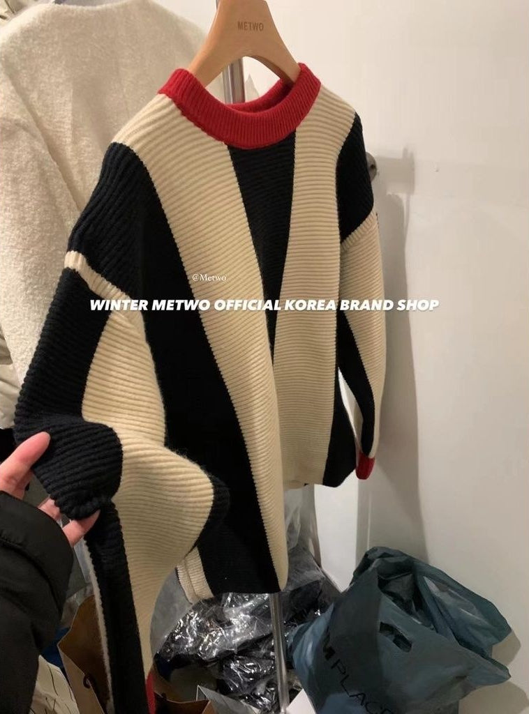 Metwo - 車厘子新年毛衣 8848#