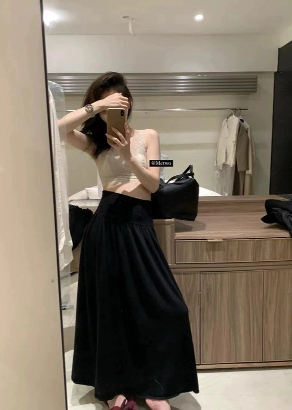 Metwo -  收腹羊絨傘裙(附皮帶) 2100#