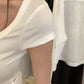 Hers - 大U領瘦瘦T    80481#