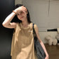 HERS> 氣質札染無袖上衣 9569#
