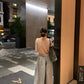 METWO> 針織蕩領上衣 08371#