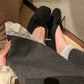 HERS> 羊絨蕾絲花邊半裙 10519#