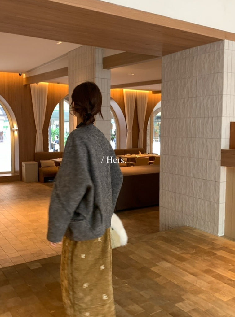 seeUbye - 雙面細羊毛外套 92667#