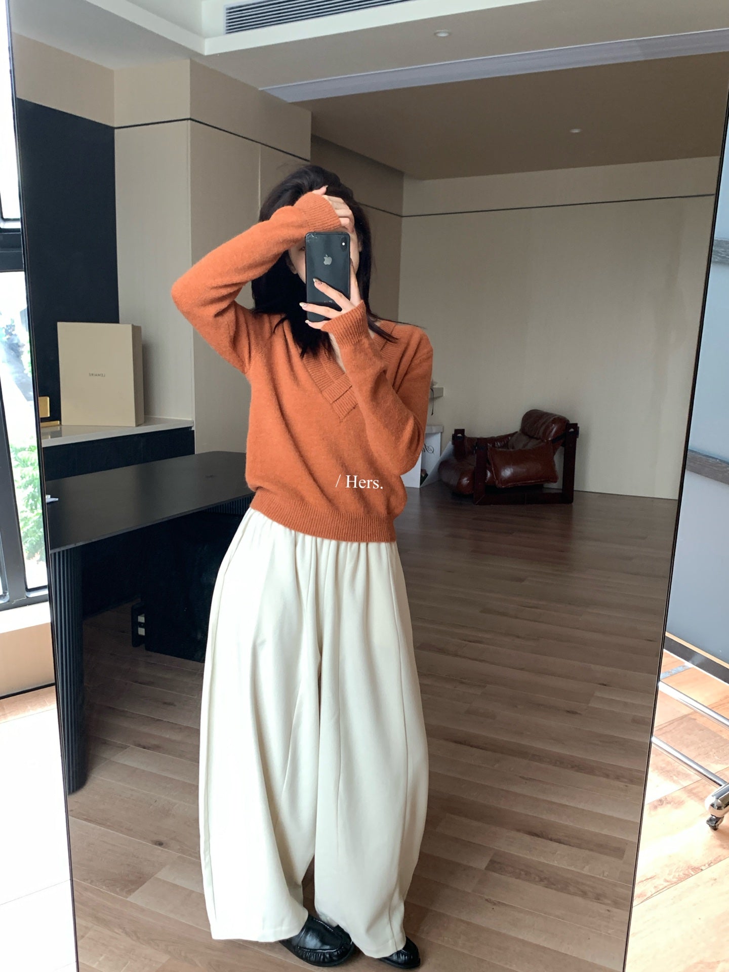 Hers -  V領毛衣   92622#