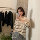 i miss - 條紋質感針織衫  991091#