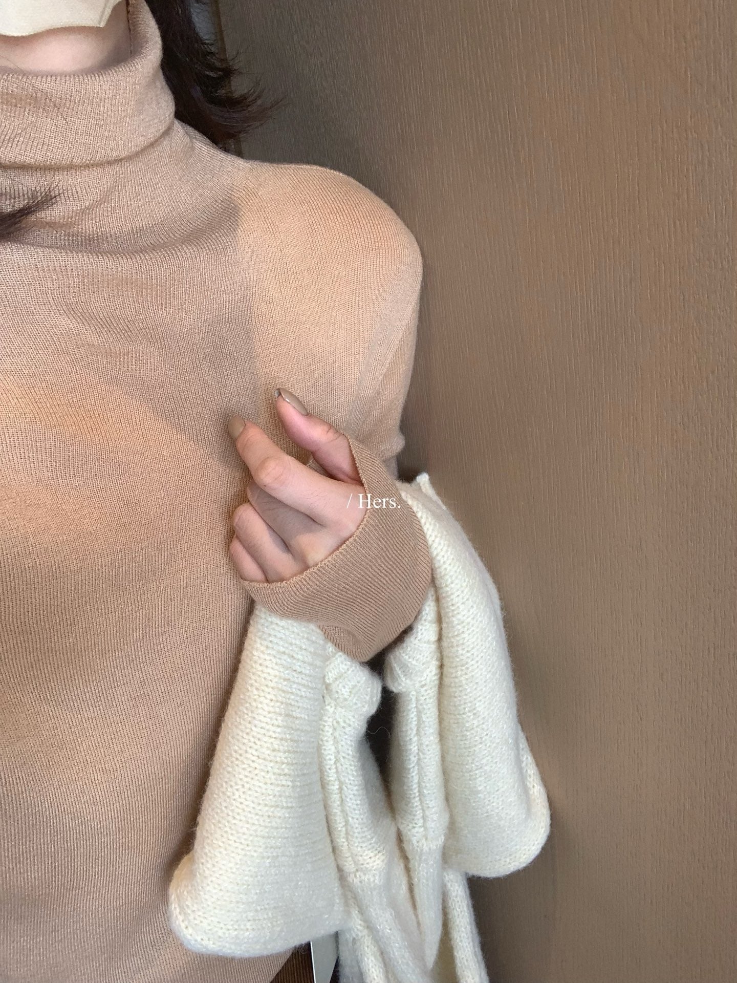 Hers - 高領針織打底  92470#