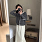 HERS> 蕾絲拼接針織衫 10548#