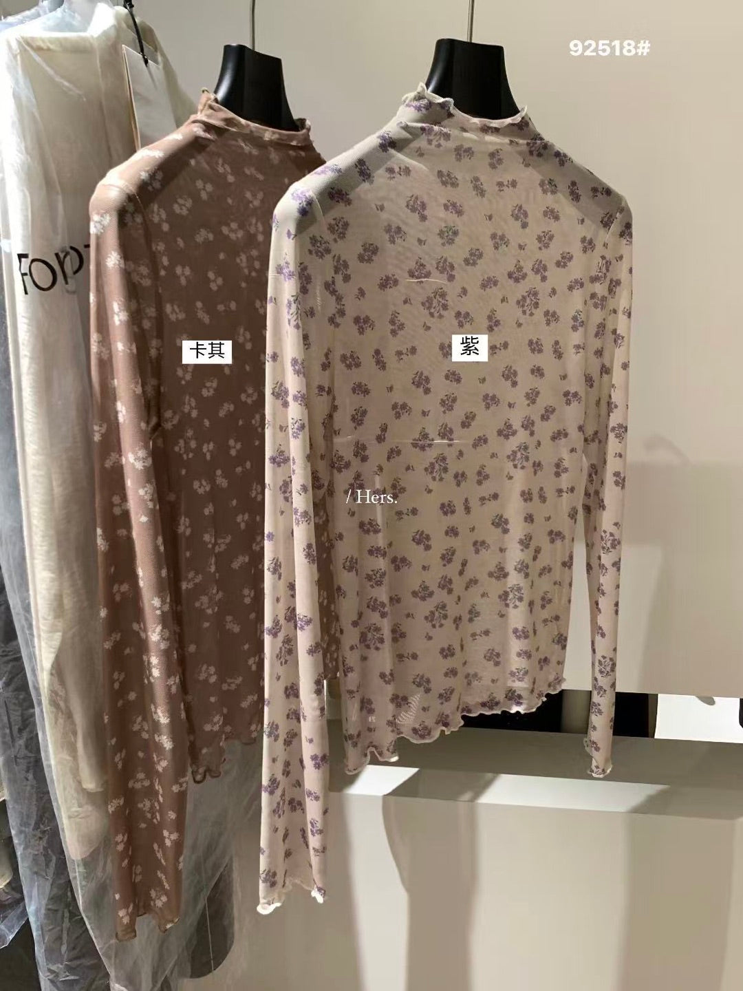 HERS - 碎花打底衫  92518#