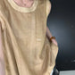 HERS> 氣質札染無袖上衣 9569#