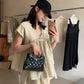HERS> V領無袖休閒套裝 20847#