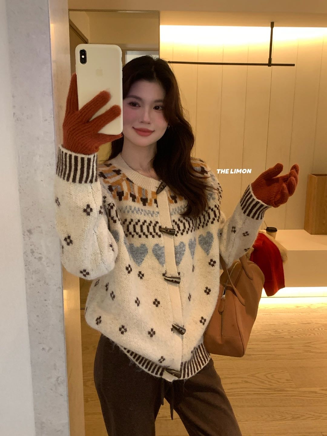 Limon - 羊駝毛衣開衫  2287#