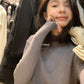 HERS> 加厚微領打底毛衣 10583#